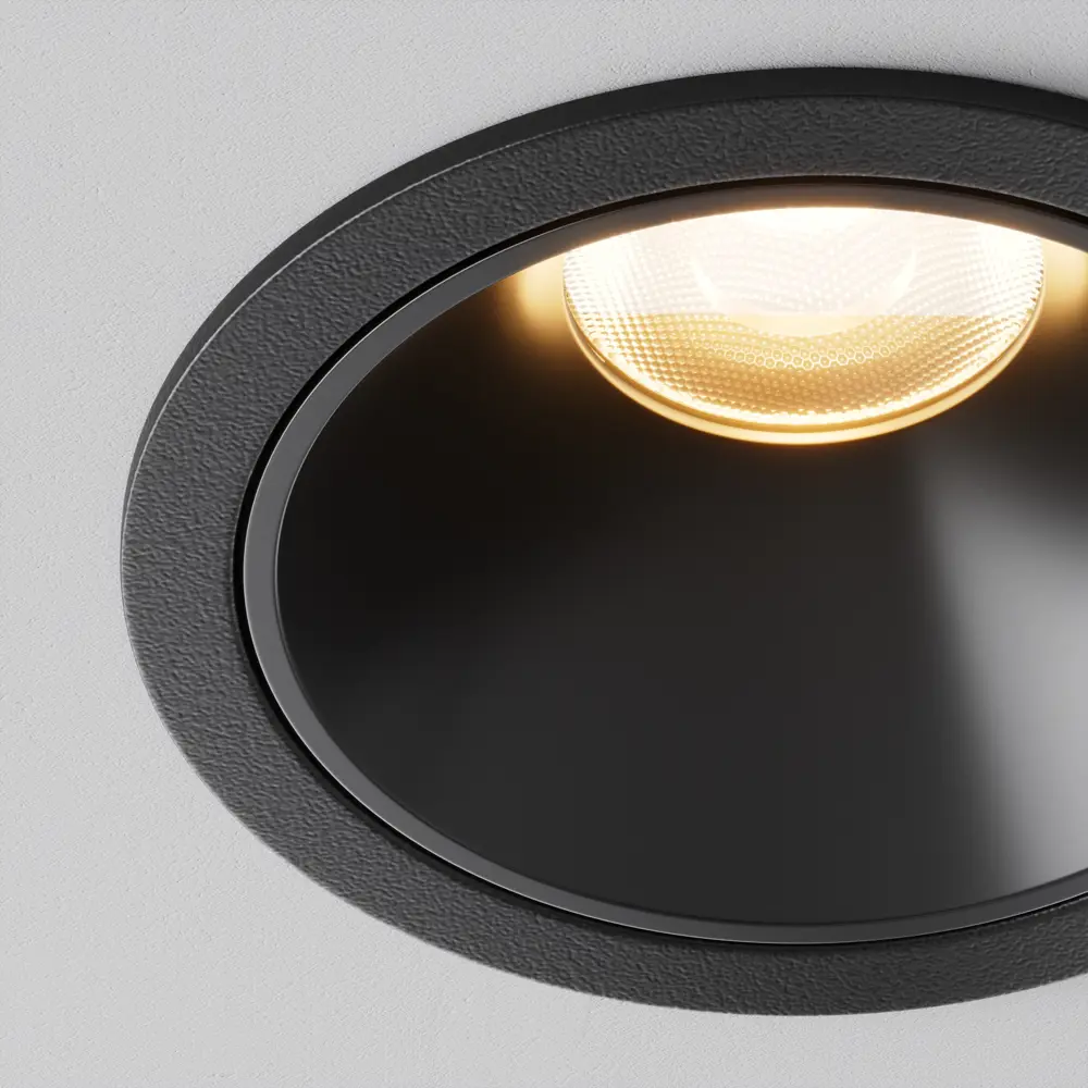 Фото 2 Светильник точечный встраиваемый светодиодный Maytoni Alfa led Dl043-01-10w2.7k-rd-b под отверстие 55 мм 10 Вт теплый белый (желтый) свет цвет черный Фото 2 Светильник точечный встраиваемый светодиодный Maytoni Alfa led Dl043-01-10w2.7k-rd-b под отверстие 55 мм 10 Вт теплый белый (желтый) свет цвет черный