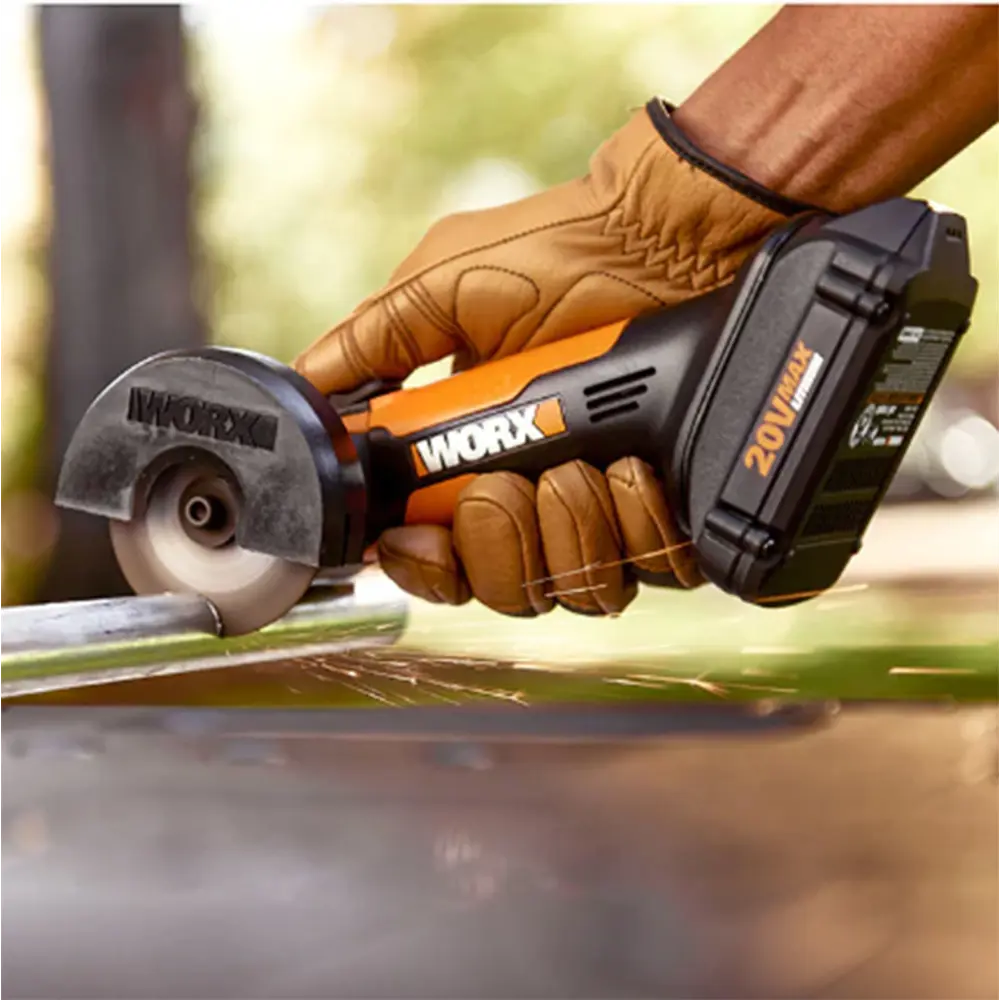 Фото 5 УШМ аккумуляторная Worx WX801, 20 В Li-Ion 1x2 Ач, 76 мм Фото 5 УШМ аккумуляторная Worx WX801, 20 В Li-Ion 1x2 Ач, 76 мм