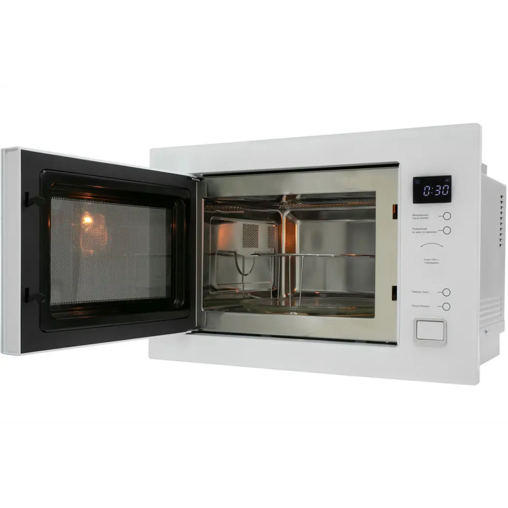 Фото 4 Встраиваемая микроволновая печь Schaub lorenz SLM EL25D 25 л 59.5x38.8x40 см цвет белый
