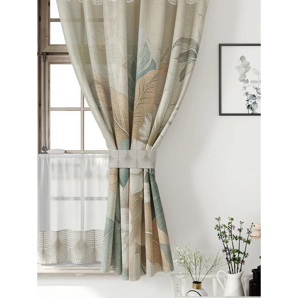 Фото 5 Комплект штор Comfy way CW705142-160 на шторной ленте 160x150 см цвет бежевый, молочный, персиковый, светло-бежевый, темно-бежевый Фото 5 Комплект штор Comfy way CW705142-160 на шторной ленте 160x150 см цвет бежевый, молочный, персиковый, светло-бежевый, темно-бежевый