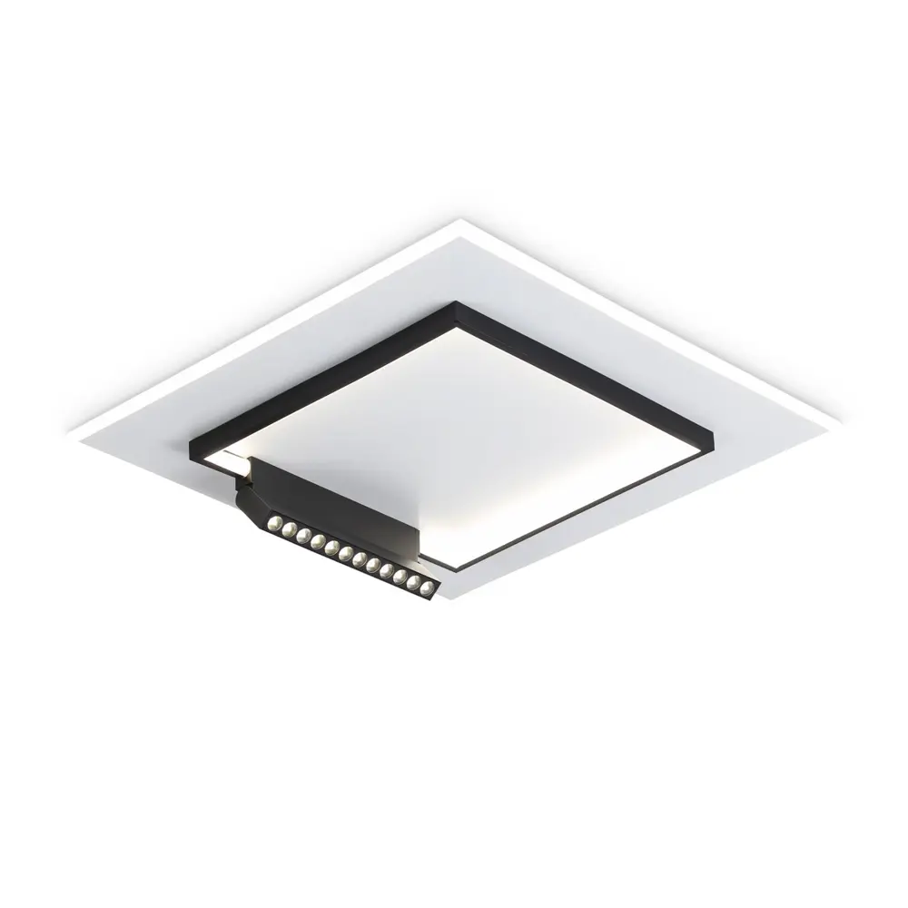 Фото 3 Люстра потолочная светодиодная Ambrella light Fl51455 с пультом управления 12 м² нейтральный белый свет цвет белый Фото 3 Люстра потолочная светодиодная Ambrella light Fl51455 с пультом управления 12 м² нейтральный белый свет цвет белый