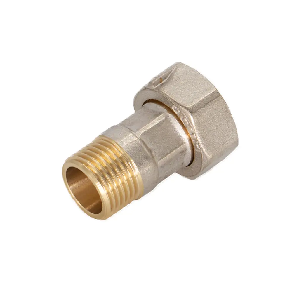 Фото Полусгон с накидной гайкой СТМ 3/4"x1/2'' ВР-НР латунь CRSA3412 Фото Полусгон с накидной гайкой СТМ 3/4"x1/2'' ВР-НР латунь CRSA3412