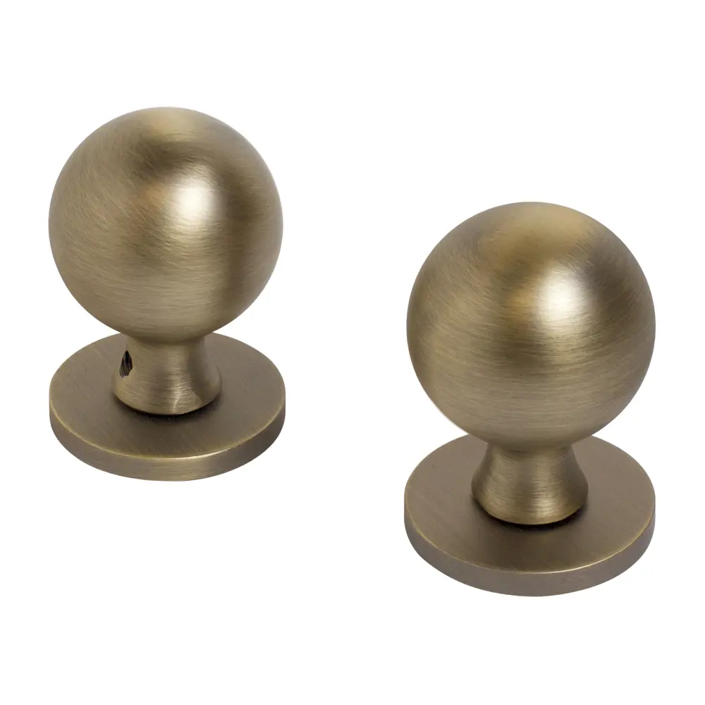 Фото Ручка дверная на розетке Аллюр Allur Art Collection Sfera MAB (5930) мат.бронза Фото Ручка дверная на розетке Аллюр Allur Art Collection Sfera MAB (5930) мат.бронза