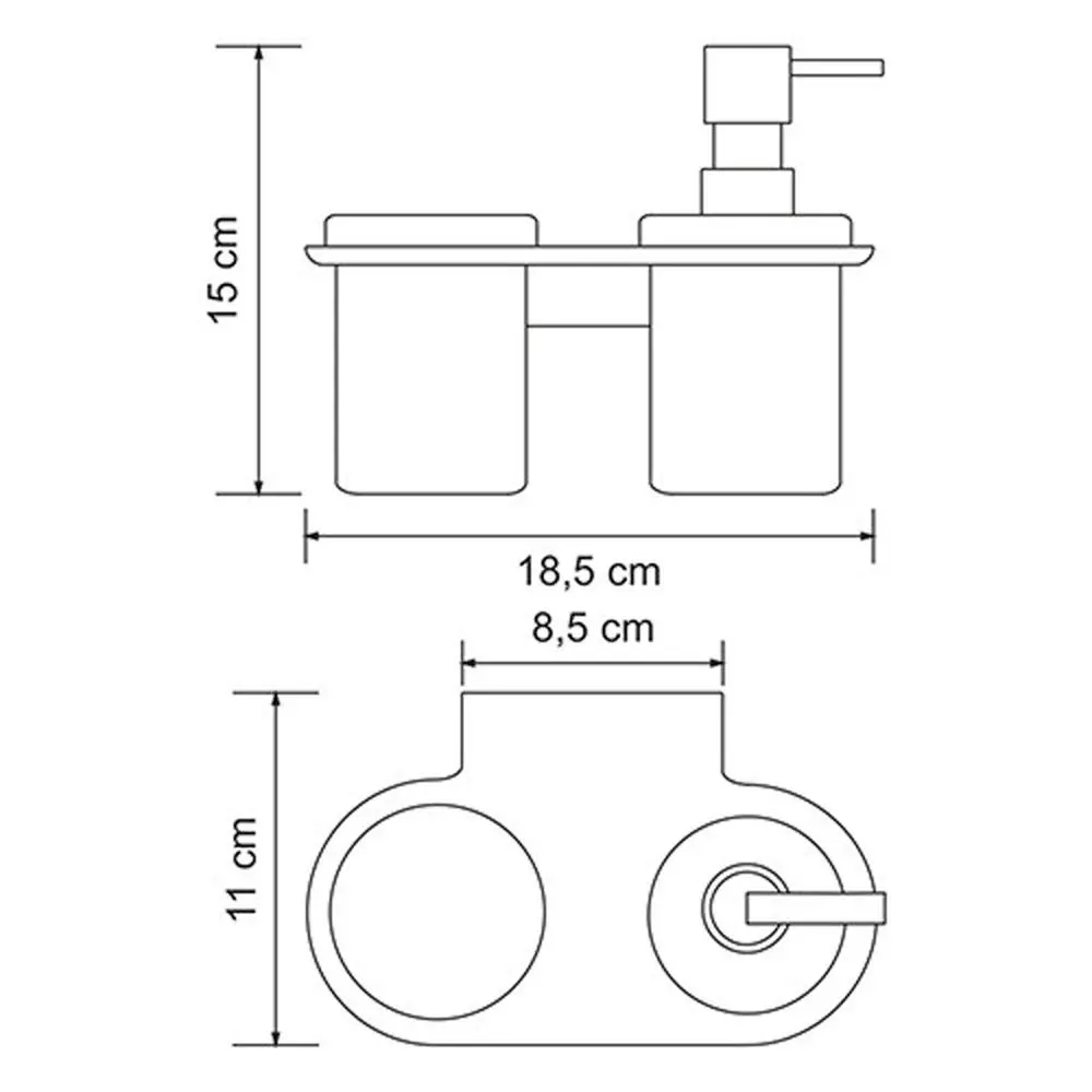 Фото 2 Держатель стакана для зубных щеток WasserKraft Kammel K-8389 Фото 2 Держатель стакана для зубных щеток WasserKraft Kammel K-8389