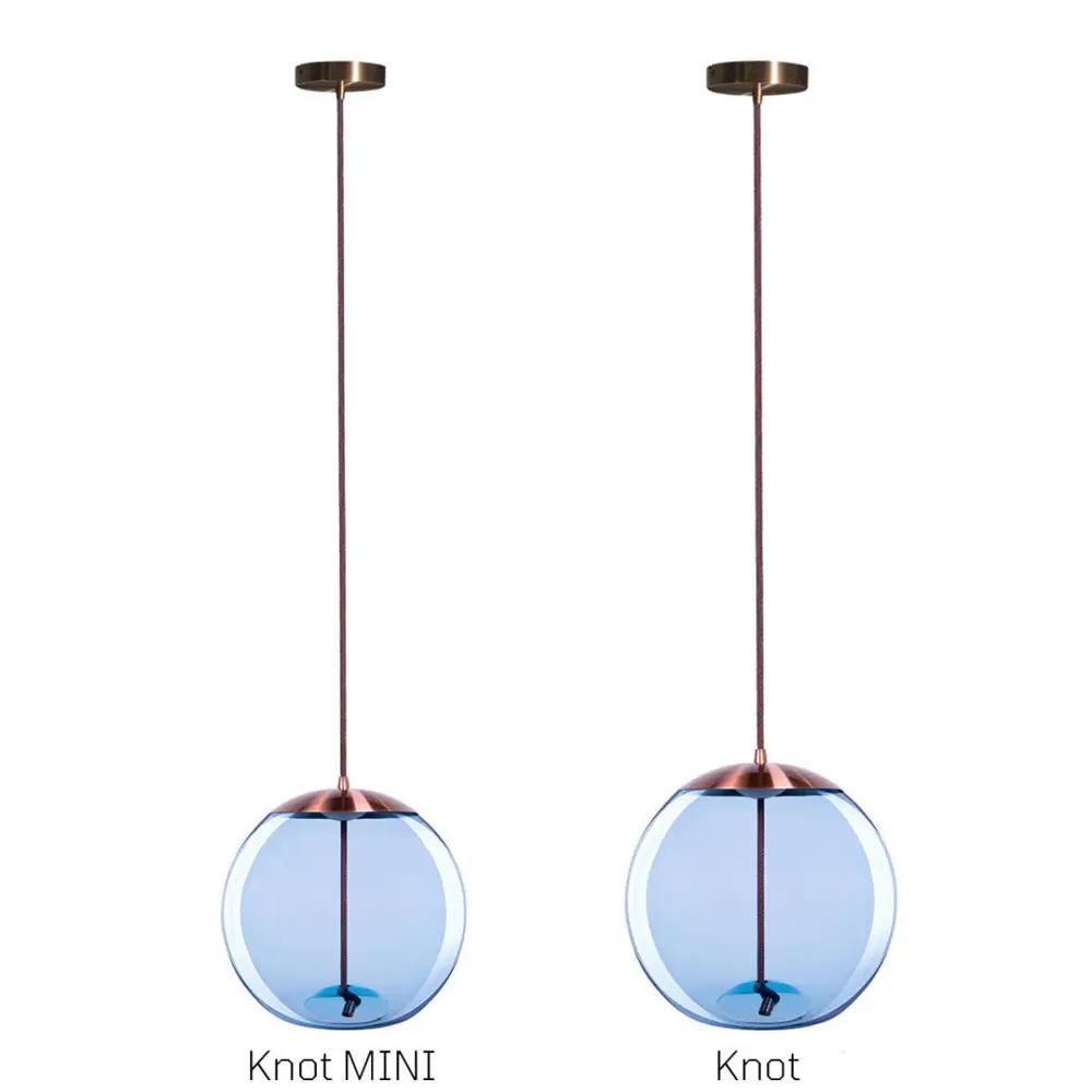 Фото 3 Светильник подвесной светодиодный Loft It Knot 8133-b mini 3 м² теплый белый (желтый) свет цвет медь Фото 3 Светильник подвесной светодиодный Loft It Knot 8133-b mini 3 м² теплый белый (желтый) свет цвет медь