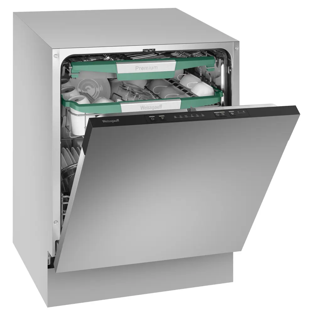 Фото 7 Встраиваемая посудомоечная машина Weissgauff Inverter AutoOpen Infolight 59.8 см 6 программ цвет серебристый