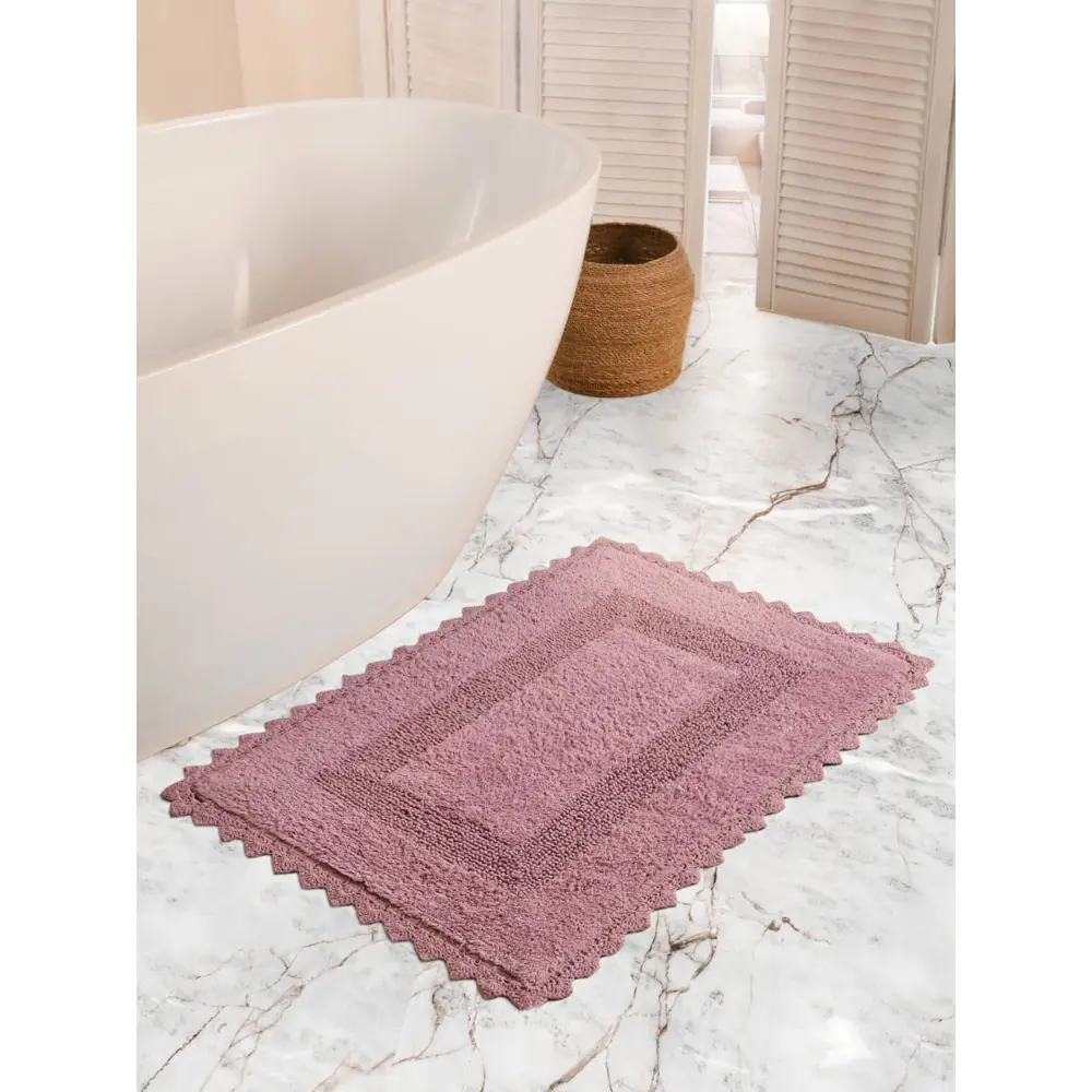 Фото Коврик для ванной комнаты Arya Home Collection 8680943068309 90x60см цвет розовый Фото Коврик для ванной комнаты Arya Home Collection 8680943068309 90x60см цвет розовый