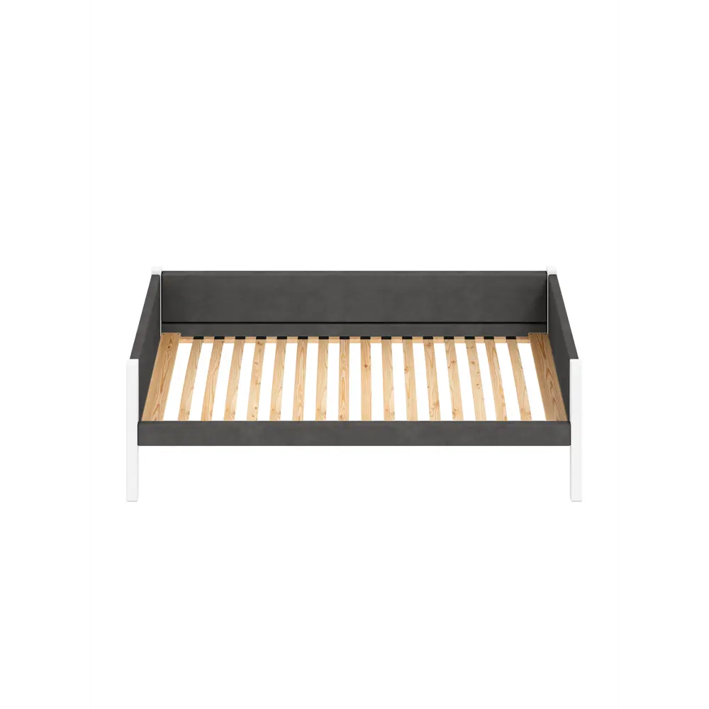 Фото 2 Кровать Solarius tahta-obiv-rs17-90-190bel-orto Тахта односпальная Классика 100 x 63 x 200 см двп цвет темно-серый/белый Фото 2 Кровать Solarius tahta-obiv-rs17-90-190bel-orto Тахта односпальная Классика 100 x 63 x 200 см двп цвет темно-серый/белый