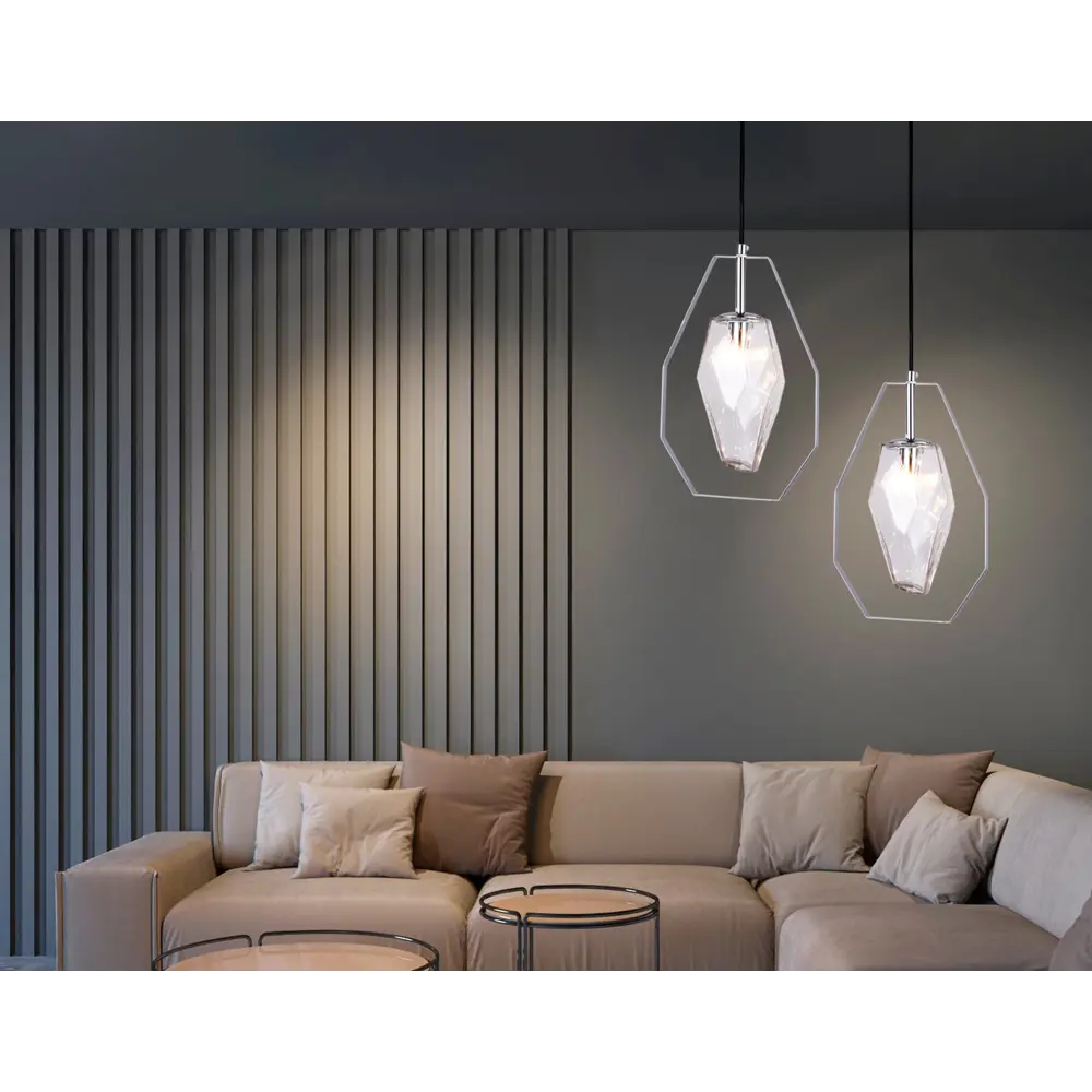 Фото 4 Светильник подвесной Ambrella Light Traditional Ambr_tr3626 1 лампа 2 м² цвет хром Фото 4 Светильник подвесной Ambrella Light Traditional Ambr_tr3626 1 лампа 2 м² цвет хром