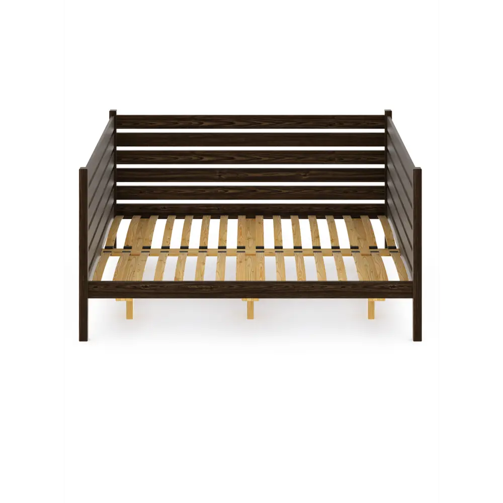 Фото 2 Кровать Solarius Tahta-spin120-190ven-orto 130 x 101 x 200 см сосна цвет коричневый Фото 2 Кровать Solarius Tahta-spin120-190ven-orto 130 x 101 x 200 см сосна цвет коричневый