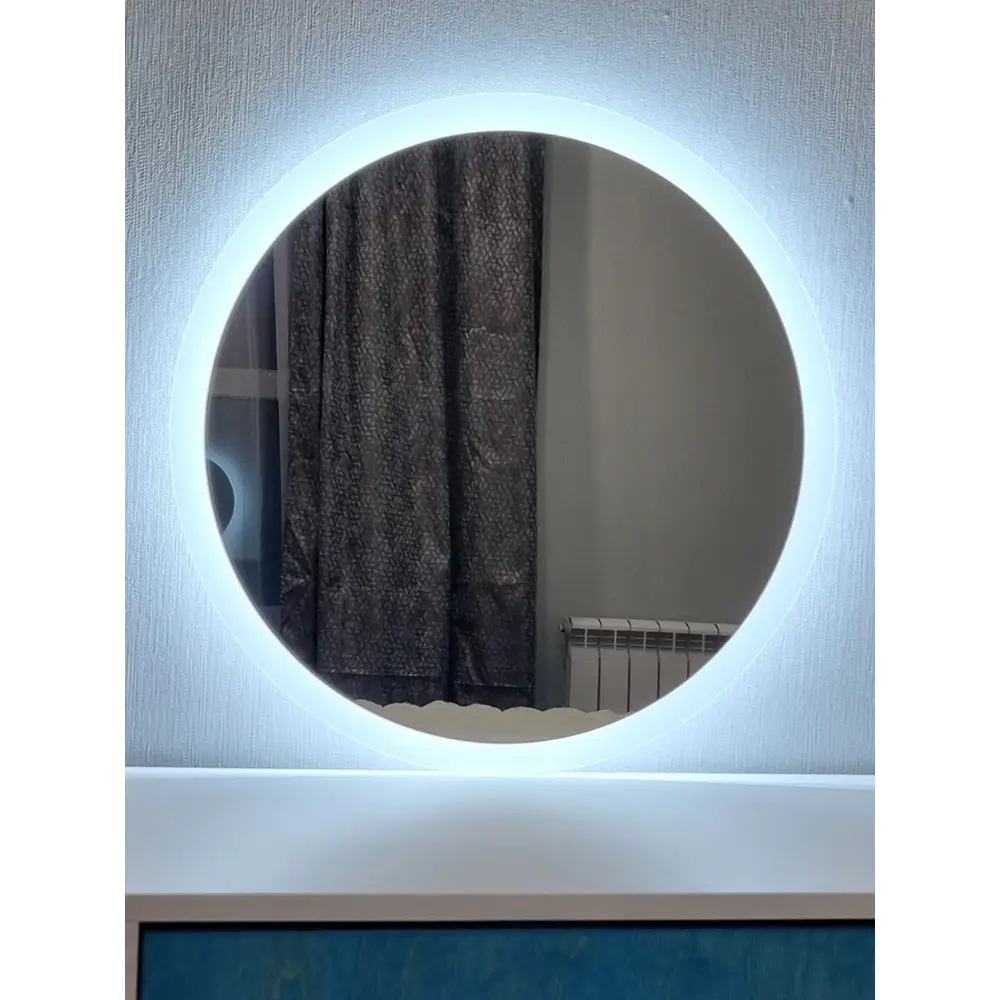 Фото Зеркало для ванной Alfa mirrors подогрев Svet-5AVzVd-Lite с подсветкой 50x50см включение на взмах Фото Зеркало для ванной Alfa mirrors подогрев Svet-5AVzVd-Lite с подсветкой 50x50см включение на взмах