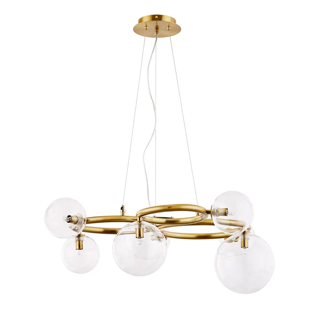 Фото Люстра потолочная ARTE LAMP A7780SP-7AB A7780SP-7AB 7 ламп 15 м² цвет бронза Фото Люстра потолочная ARTE LAMP A7780SP-7AB A7780SP-7AB 7 ламп 15 м² цвет бронза