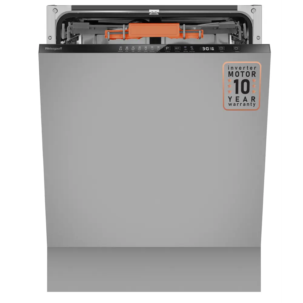 Фото Встраиваемая посудомоечная машина Weissgauff 6037 Inverter AutoOpen Infolight 59.6 см 7 программ цвет серый/серебристый Фото Встраиваемая посудомоечная машина Weissgauff 6037 Inverter AutoOpen Infolight 59.6 см 7 программ цвет серый/серебристый