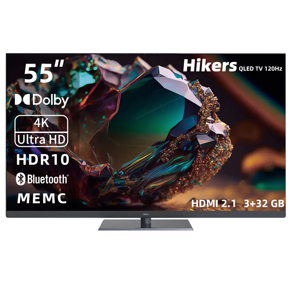 Фото Телевизор Hikers 55HAQ12 4K UHD 55" 139.7 см цвет черный Фото Телевизор Hikers 55HAQ12 4K UHD 55" 139.7 см цвет черный