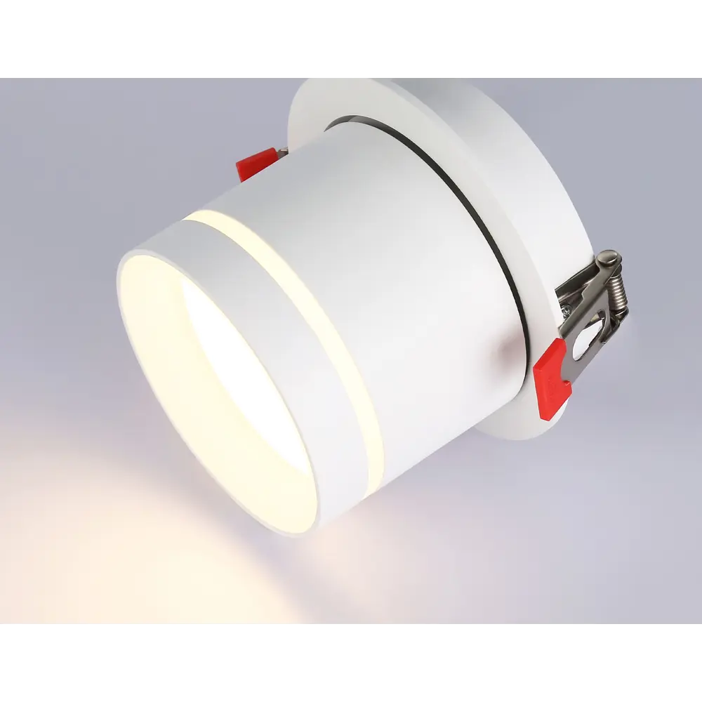 Фото 6 Светильник точечный встраиваемый светодиодный Ambrella Light Ta1431 2 м² под отверстие 10 см цвет белый