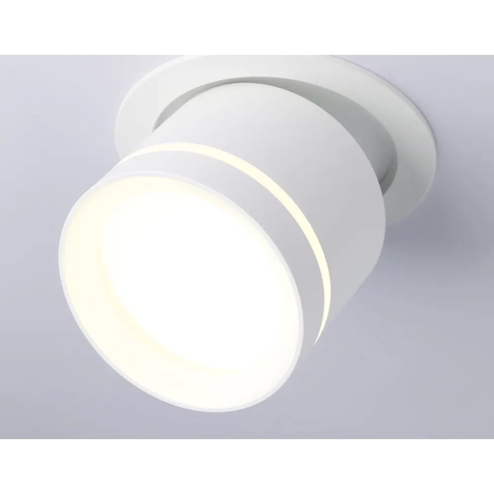 Фото 4 Светильник точечный встраиваемый светодиодный Ambrella Light Ta1431 2 м² под отверстие 10 см цвет белый