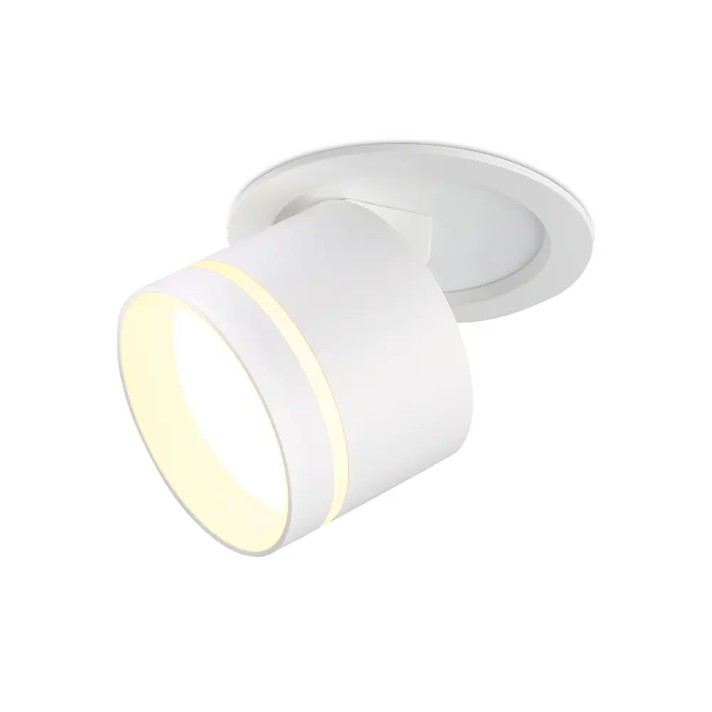 Фото Светильник точечный встраиваемый светодиодный Ambrella Light Ta1431 2 м² под отверстие 10 см цвет белый