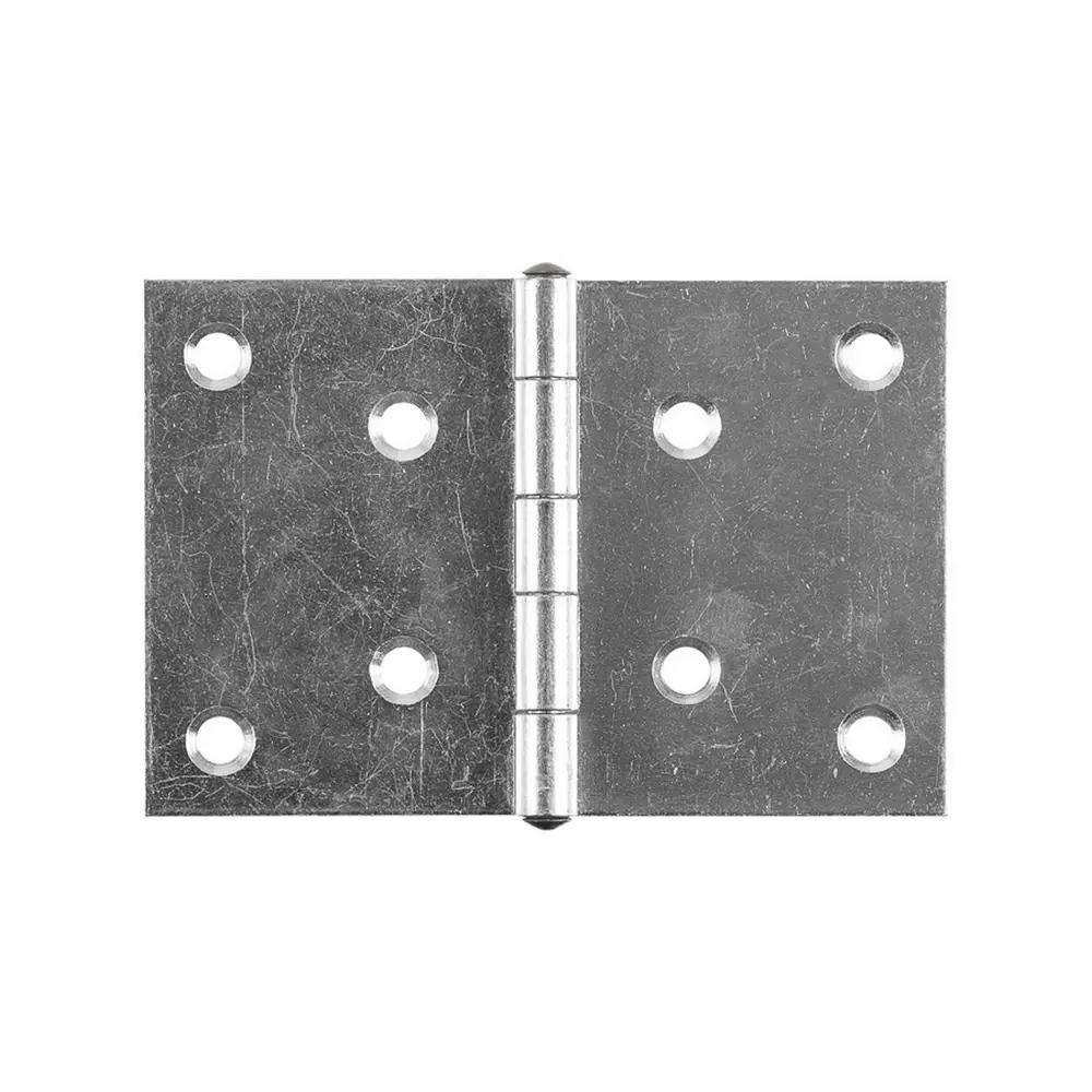 Фото Петля прямая широкая Vormann 70x105х1.5 мм оцинкованная латунный штифт 4 шт. Фото Петля прямая широкая Vormann 70x105х1.5 мм оцинкованная латунный штифт 4 шт.