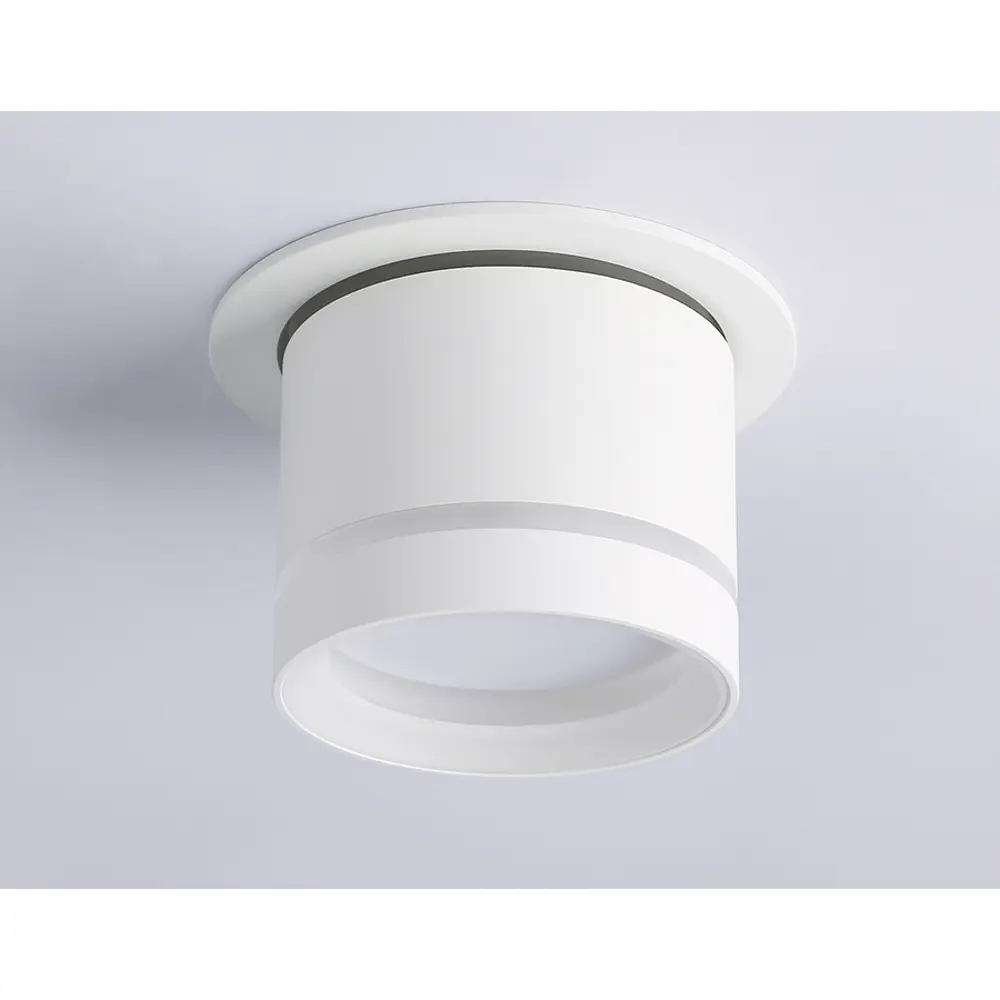 Фото 7 Светильник точечный встраиваемый светодиодный Ambrella Light Ta1431 2 м² под отверстие 10 см цвет белый