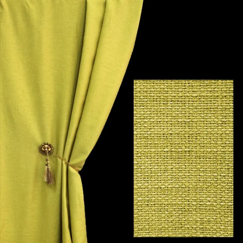 Фото 7 Комплект штор Eleganta ena664281 на шторной ленте 200x270 см цвет зеленый