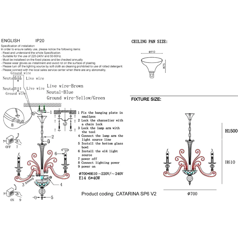Фото 4 Люстра подвесная Crystal Lux 306_1361 6 ламп 12 м² цвет золото Фото 4 Люстра подвесная Crystal Lux 306_1361 6 ламп 12 м² цвет золото