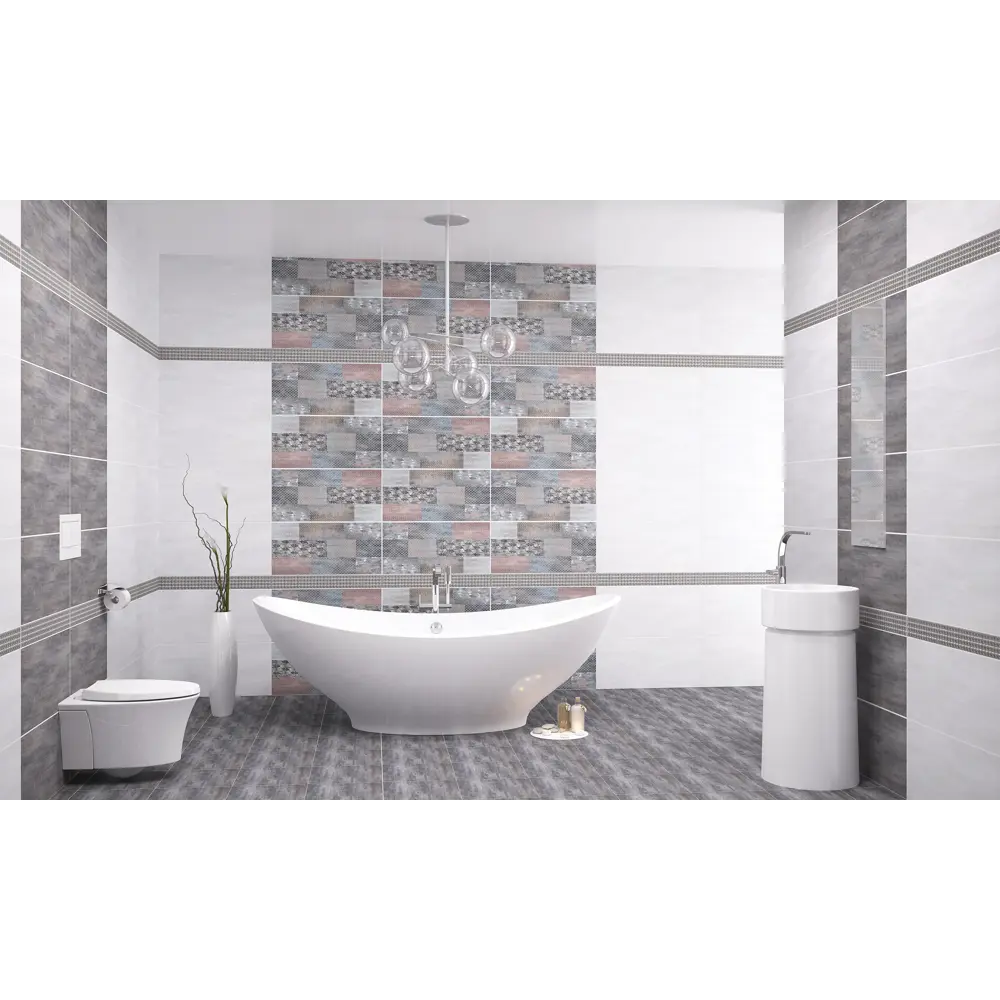 Фото Плитка Azori 505771101 31.5x63см 1.59 м² цвет серый, цена за упаковку Фото Плитка Azori 505771101 31.5x63см 1.59 м² цвет серый, цена за упаковку