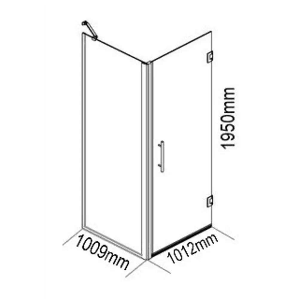 Фото 5 Душевой уголок Doccia GLASS100yp/GRMT/4CHROMEGL угол 100.5x100.5см хромированный профиль эффект стекла матовый Фото 5 Душевой уголок Doccia GLASS100yp/GRMT/4CHROMEGL угол 100.5x100.5см хромированный профиль эффект стекла матовый