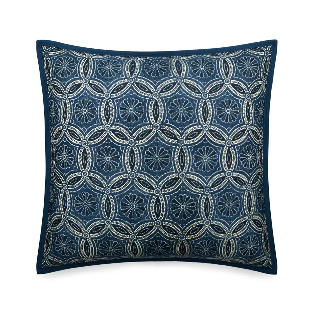 Фото Наволочка Ralph lauren 24416 65x65 см хлопок 1 шт цвет синий Фото Наволочка Ralph lauren 24416 65x65 см хлопок 1 шт цвет синий