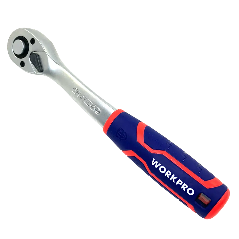 Фото Ключ трещотка Workpro WP271012 1/2 дюйма 260 мм 72 зубца Фото Ключ трещотка Workpro WP271012 1/2 дюйма 260 мм 72 зубца