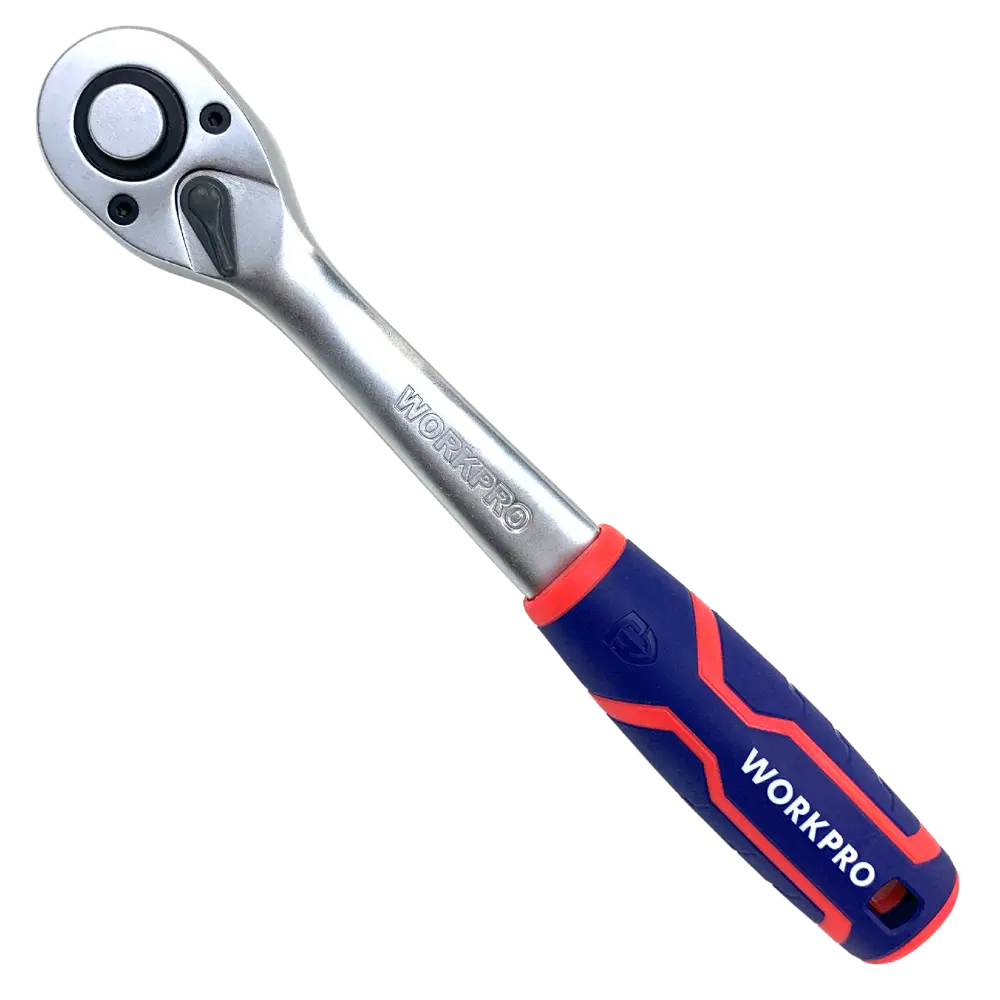 Фото 7 Ключ трещотка Workpro WP271012 1/2 дюйма 260 мм 72 зубца Фото 7 Ключ трещотка Workpro WP271012 1/2 дюйма 260 мм 72 зубца