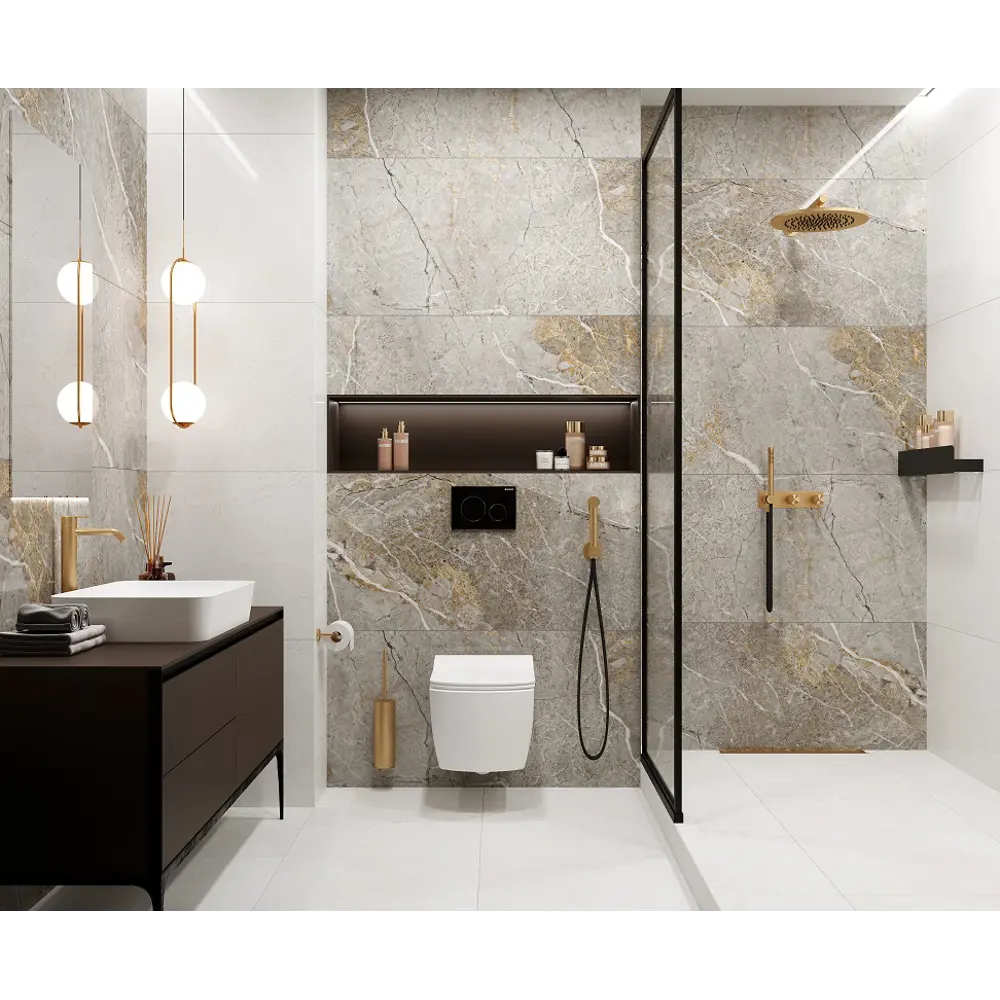 Фото Керамогранит Laparet Fantastico Grey Granito x9999286989 60x120см 1.44 м² цвет серый, цена за упаковку Фото Керамогранит Laparet Fantastico Grey Granito x9999286989 60x120см 1.44 м² цвет серый, цена за упаковку