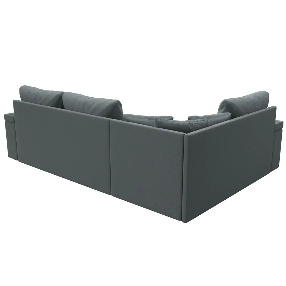 Фото 5 Диван угловой Николь левый угол Лига диванов 126003L 264x91x188 см рогожка цвет амур 07 серый Фото 5 Диван угловой Николь левый угол Лига диванов 126003L 264x91x188 см рогожка цвет амур 07 серый