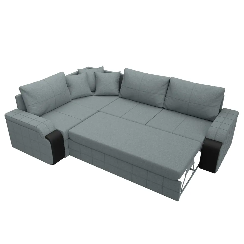 Фото 7 Диван угловой Николь левый угол Лига диванов 126003L 264x91x188 см рогожка цвет амур 07 серый Фото 7 Диван угловой Николь левый угол Лига диванов 126003L 264x91x188 см рогожка цвет амур 07 серый