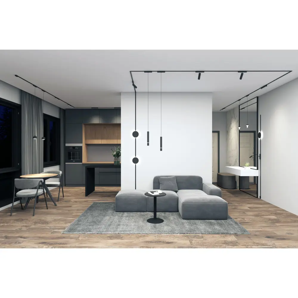 Фото 7 Трековый светильник спот светодиодный Denkirs Dk5350-bk 5 Вт магнитный 1 м² цвет черный Фото 7 Трековый светильник спот светодиодный Denkirs Dk5350-bk 5 Вт магнитный 1 м² цвет черный