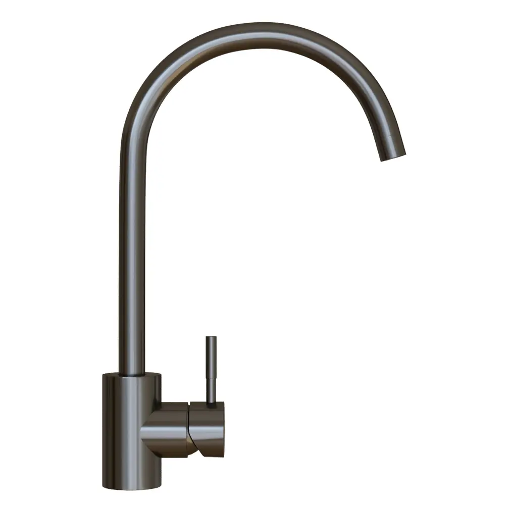 Фото 2 Смеситель для кухни Mixline MLSS 0303 Black поворотный излив 26 см цвет темно-серый Фото 2 Смеситель для кухни Mixline MLSS 0303 Black поворотный излив 26 см цвет темно-серый