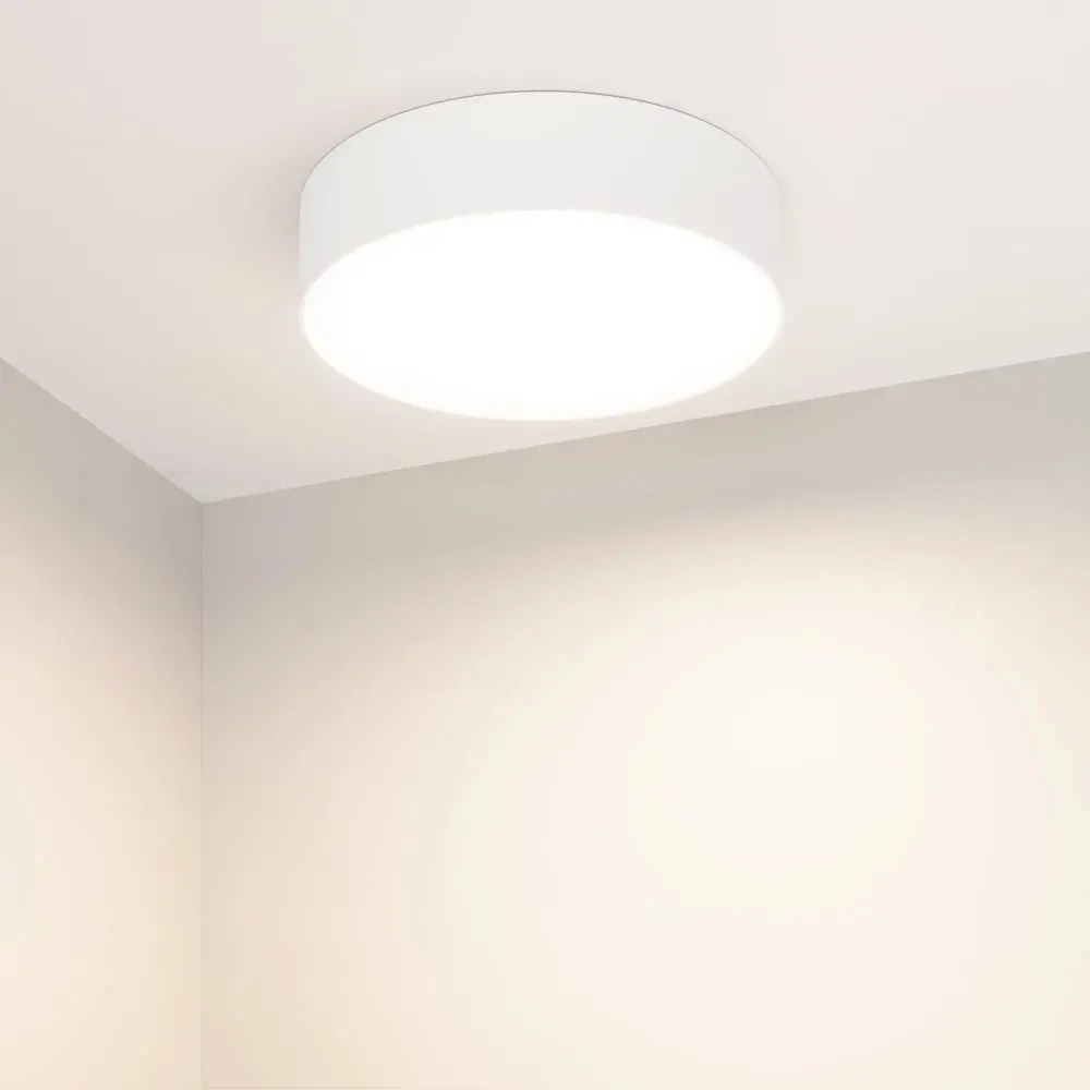 Фото 3 Светильник настенно-потолочный светодиодный Arlight Rondo 6 м² нейтральный белый свет цвет белый Фото 3 Светильник настенно-потолочный светодиодный Arlight Rondo 6 м² нейтральный белый свет цвет белый