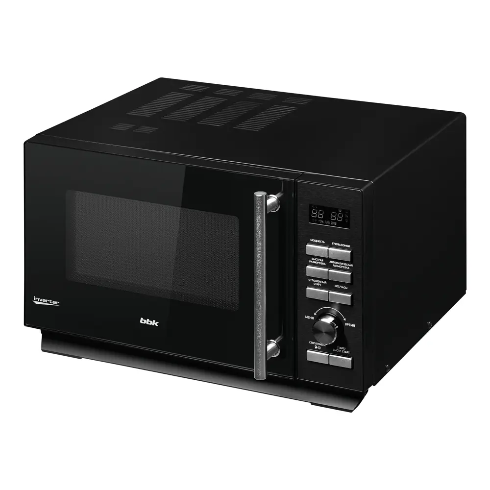 Фото 4 Отдельностоящая микроволновая печь Bbk 25MWI-939T/B 25 л 48.3x28.1x39 см цвет черный Фото 4 Отдельностоящая микроволновая печь Bbk 25MWI-939T/B 25 л 48.3x28.1x39 см цвет черный