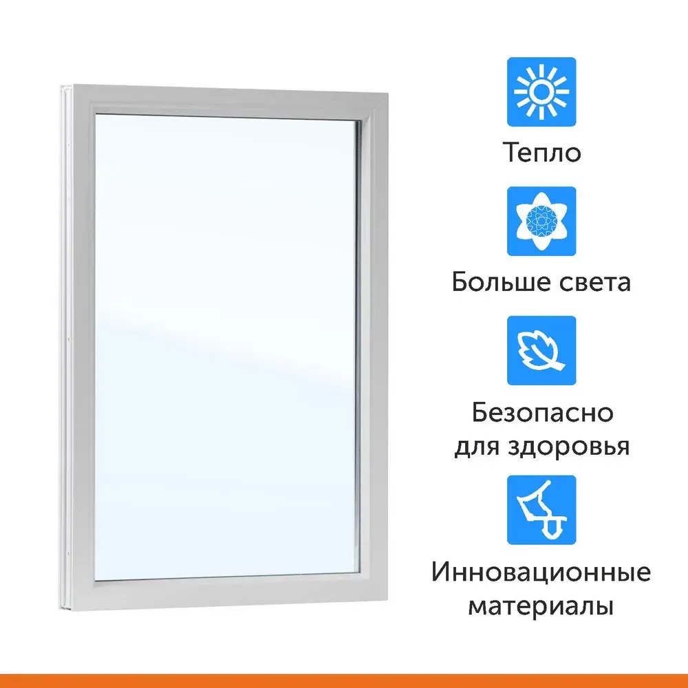 Фото 4 Окно пластиковое Спецремстрой ПВХ 600х900 мм (ШхВ) глухое, профиль Veka, стеклопакет однокамерный 2 стекла Фото 4 Окно пластиковое Спецремстрой ПВХ 600х900 мм (ШхВ) глухое, профиль Veka, стеклопакет однокамерный 2 стекла