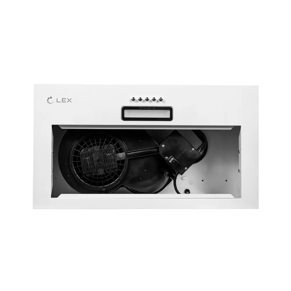 Фото 9 Встраиваемая вытяжка Lex GS BLOC LIGHT 600 WHITE 52.5 см цвет белый Фото 9 Встраиваемая вытяжка Lex GS BLOC LIGHT 600 WHITE 52.5 см цвет белый