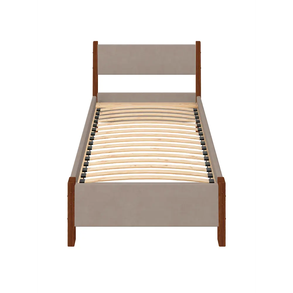 Фото 2 Кровать Solarius Мишка орто основание 100 x 80 x 200 см дерево цвет мокко мусс;темный дуб