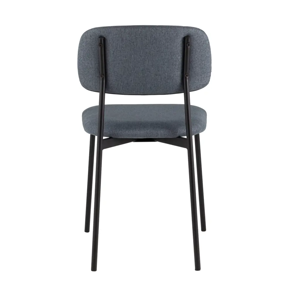 Фото 7 Стул Stool group Майло 43x76x49 см рогожка цвет серо-синий Фото 7 Стул Stool group Майло 43x76x49 см рогожка цвет серо-синий