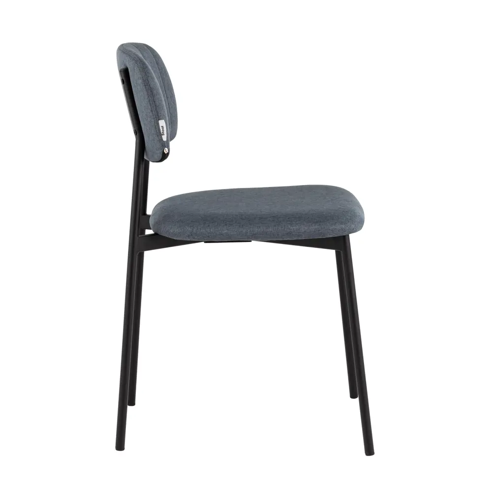Фото 6 Стул Stool group Майло 43x76x49 см рогожка цвет серо-синий Фото 6 Стул Stool group Майло 43x76x49 см рогожка цвет серо-синий