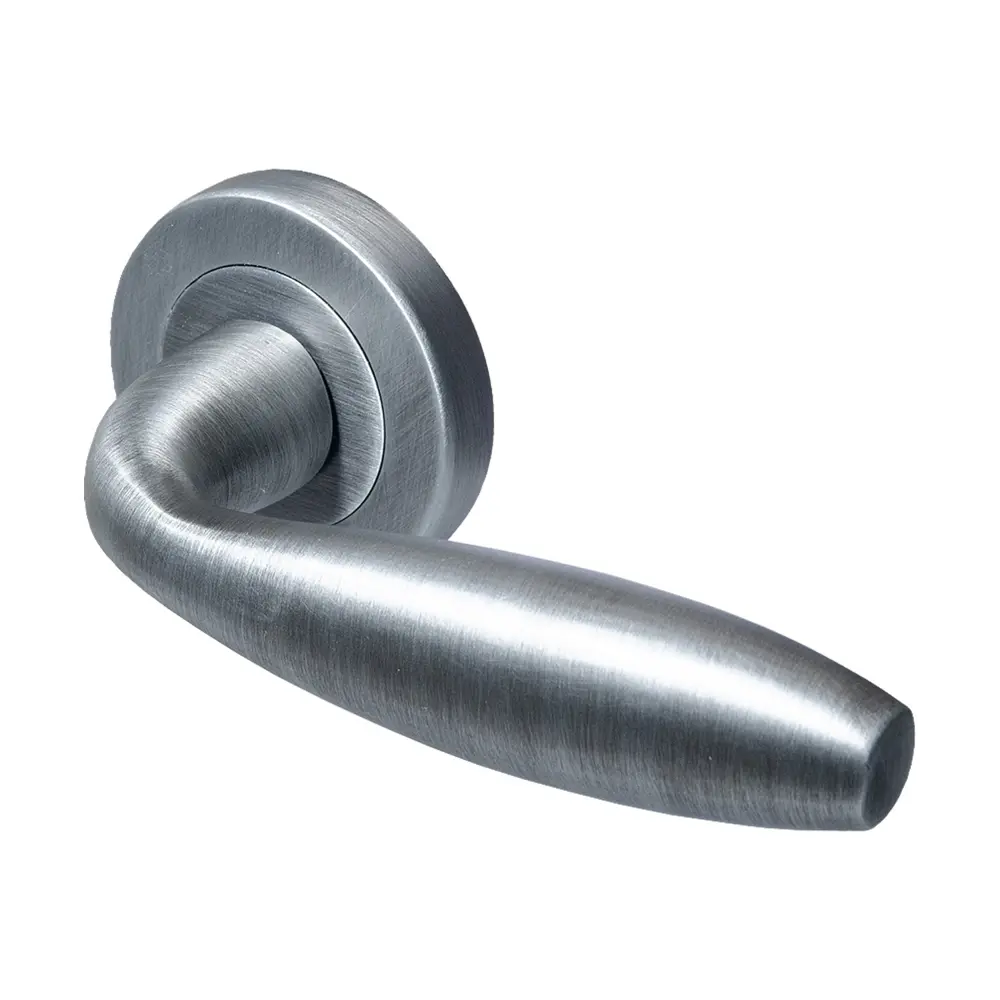 Фото Ручка DoorLock Звездная линия Callipso M095 BS черное серебро A=35-55мм