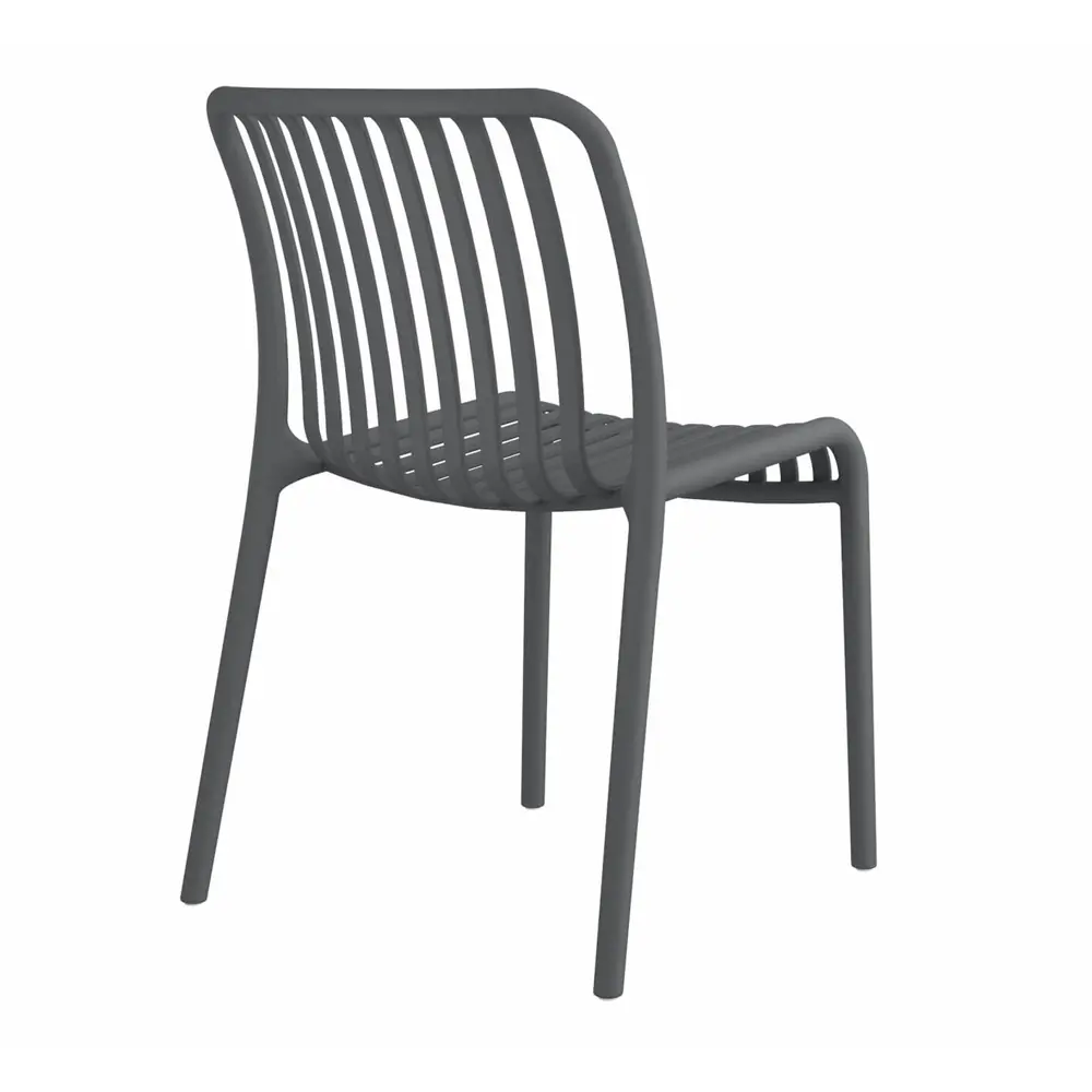 Фото 2 Стул садовый Sheffilton 2585961401 53x79x58 см пластик цвет темно-серый ral 7024