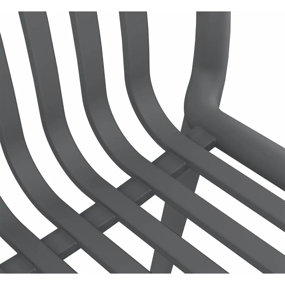 Фото 5 Стул садовый Sheffilton 2585961401 53x79x58 см пластик цвет темно-серый ral 7024