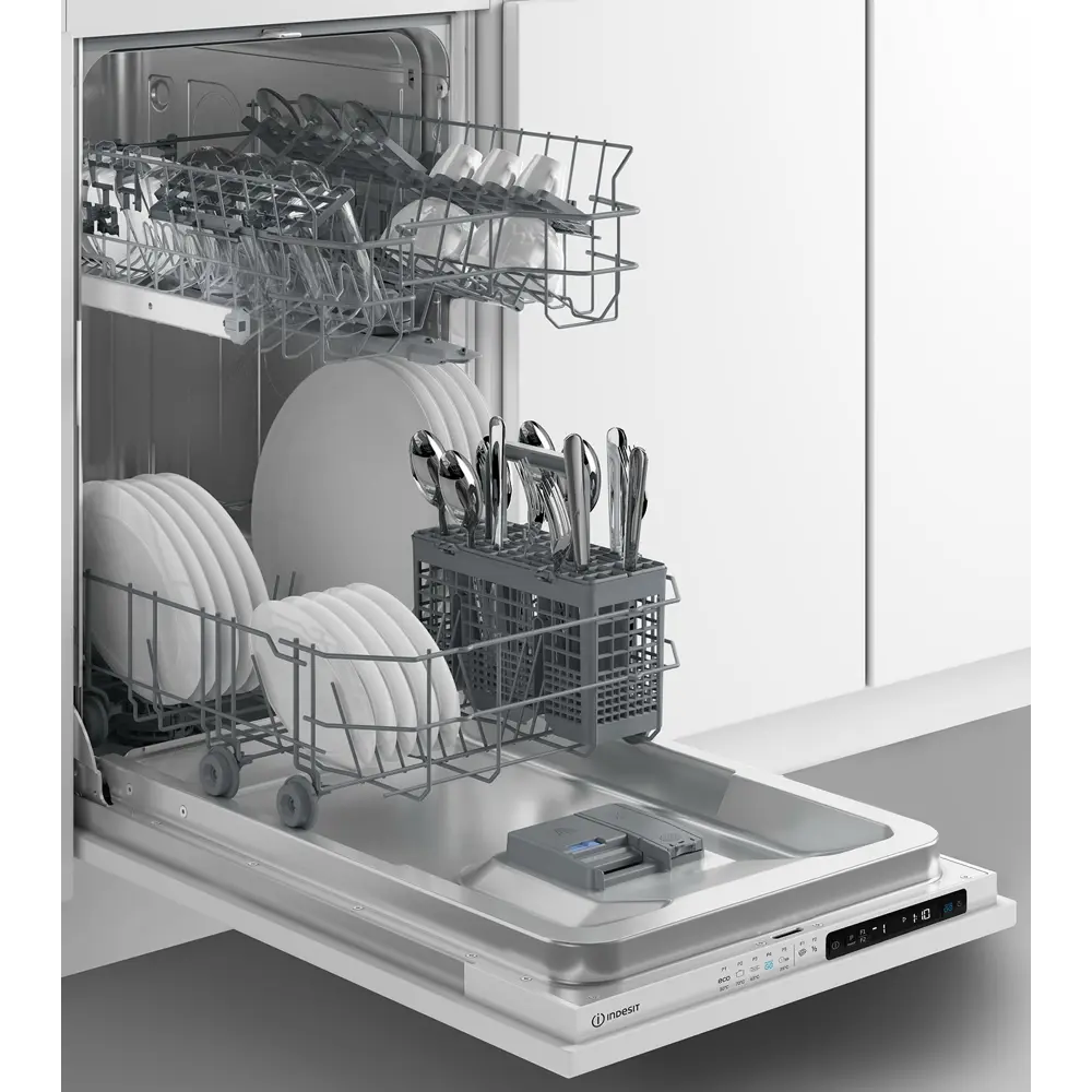 Фото 5 Встраиваемая посудомоечная машина Indesit DIS 1C50 44.8 см 5 программ цвет белый