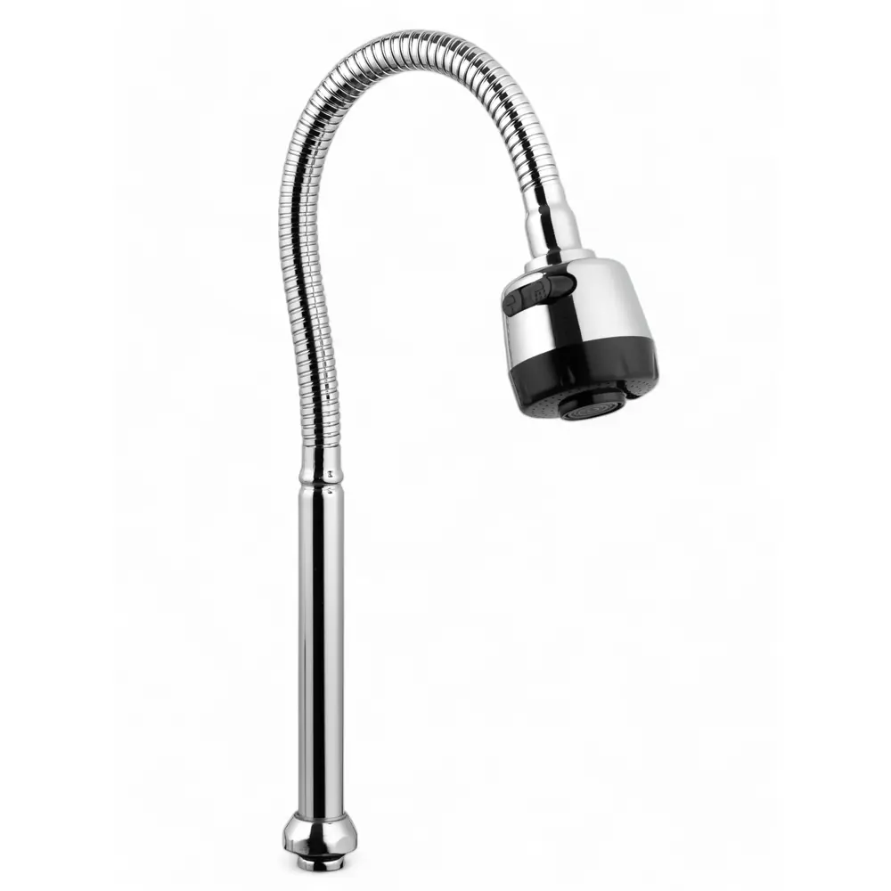 Фото Излив гибкий Miamark MD-PT-52 для смесителя для кухни с 2-мя режимами аэратора хром Фото Излив гибкий Miamark MD-PT-52 для смесителя для кухни с 2-мя режимами аэратора хром