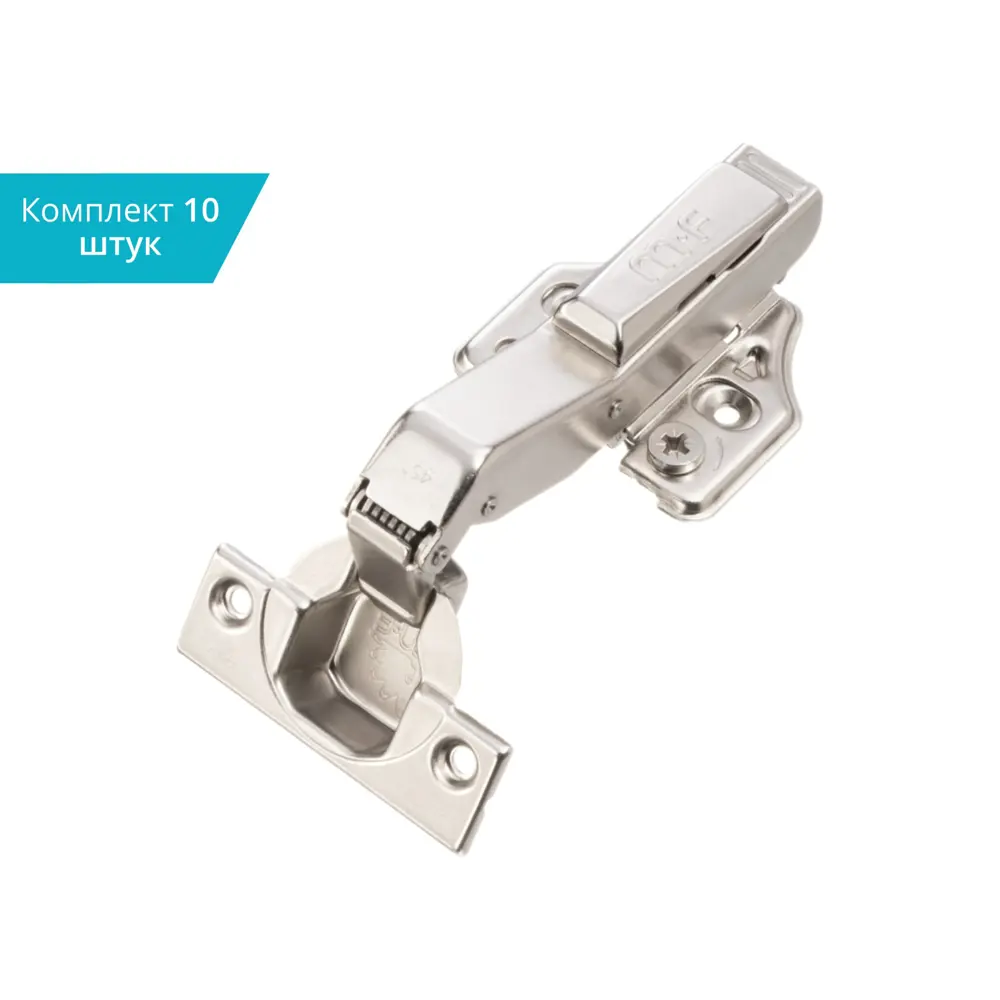 Фото Петля MF МФ-Комплект Prima All-2-Way 3D Clip-on 45 с доводчиком мягкий ход никель Фото Петля MF МФ-Комплект Prima All-2-Way 3D Clip-on 45 с доводчиком мягкий ход никель