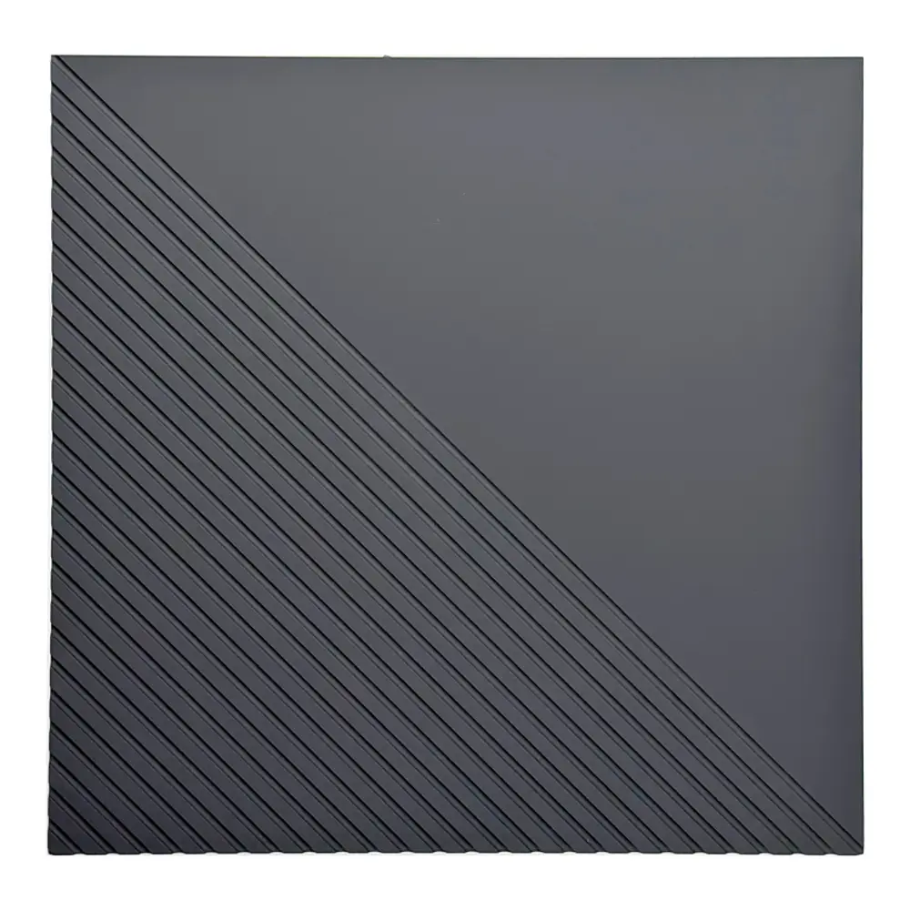 Фото Стеновая панель 3D Paneliavrora Relief графит 500x500x6мм 1м² 4шт Фото Стеновая панель 3D Paneliavrora Relief графит 500x500x6мм 1м² 4шт