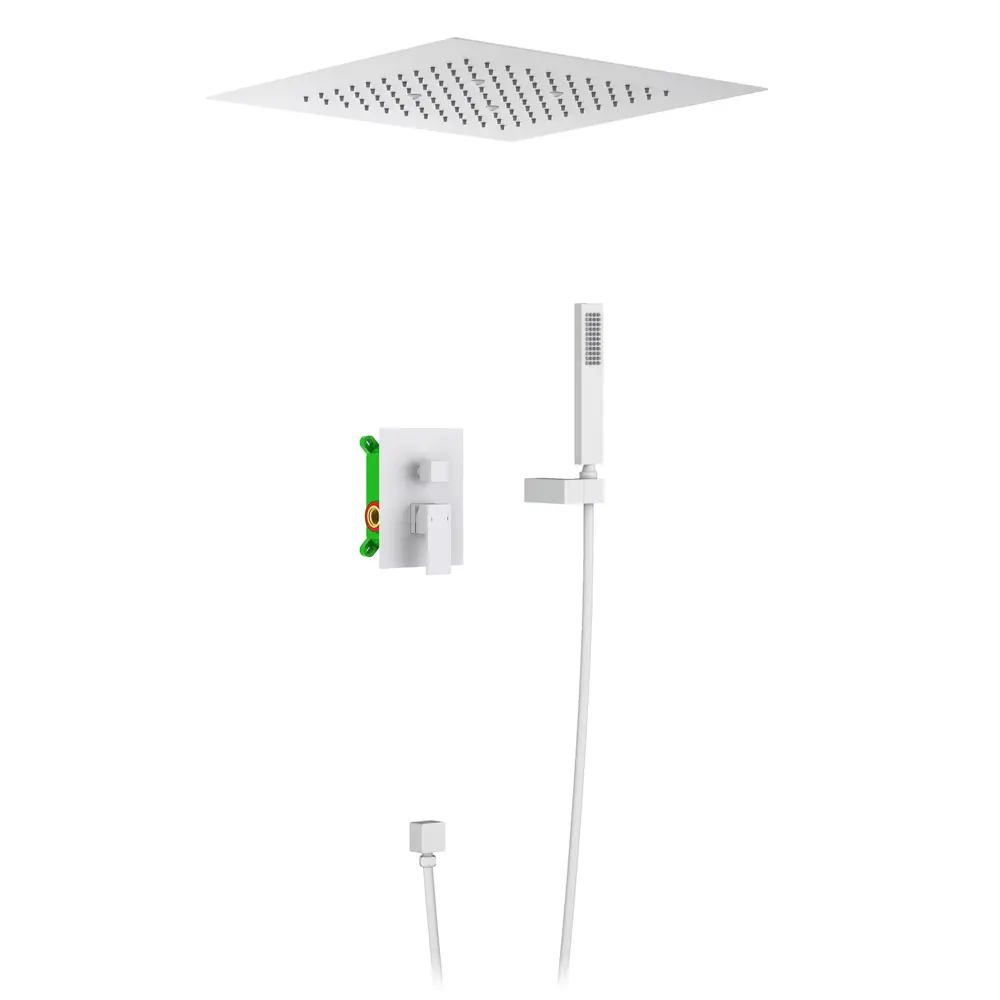 Фото Душевая система встроенная Timo Selene SX-2029/16SM белый матовый Фото Душевая система встроенная Timo Selene SX-2029/16SM белый матовый